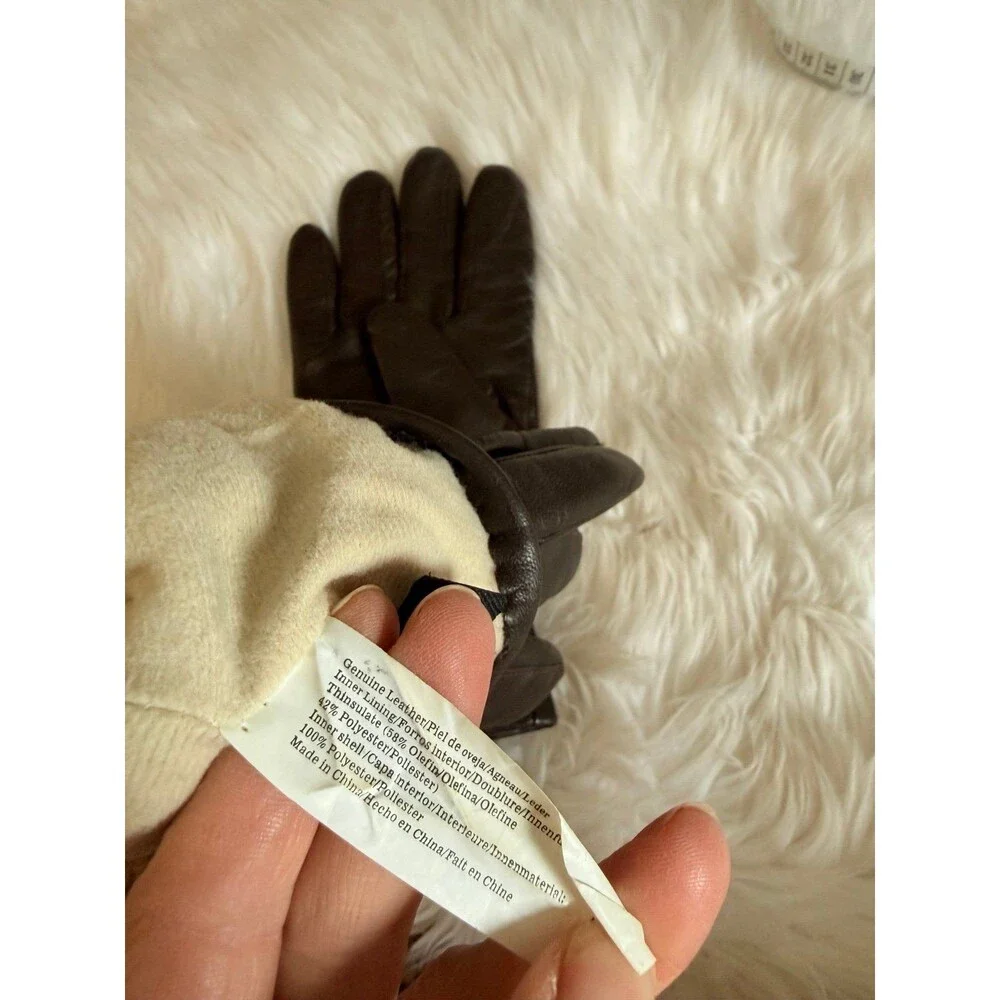 Leather gloves